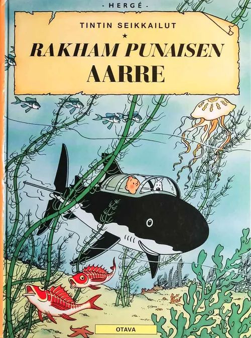 Rakham punaisen aarre - Tintin seikkailut 12 - Hergé | Kyyhkyrinteen Kirja | Osta Antikvaarista - Kirjakauppa verkossa