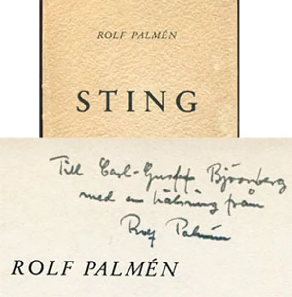 Sting - Palmén Rolf | Divari Kangas | Osta Antikvaarista - Kirjakauppa verkossa