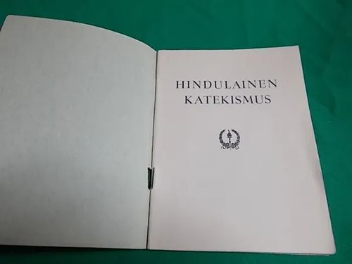 Hindulainen katekismus | Wanha Waltteri Oy | Osta Antikvaarista - Kirjakauppa verkossa