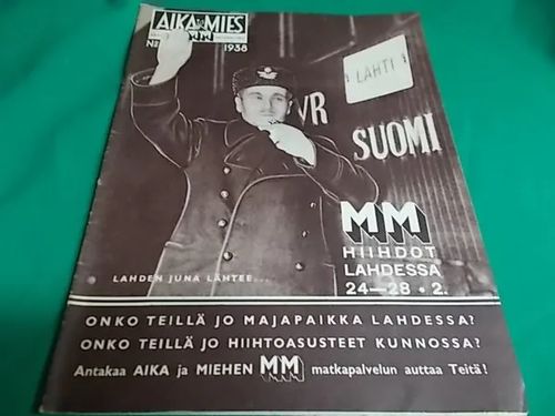 Aika ja Mies N:o 1 / 1938 | Wanha Waltteri Oy | Osta Antikvaarista - Kirjakauppa verkossa