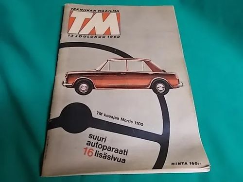 Tekniikan maailma 13/1962 | Wanha Waltteri Oy | Osta Antikvaarista - Kirjakauppa verkossa