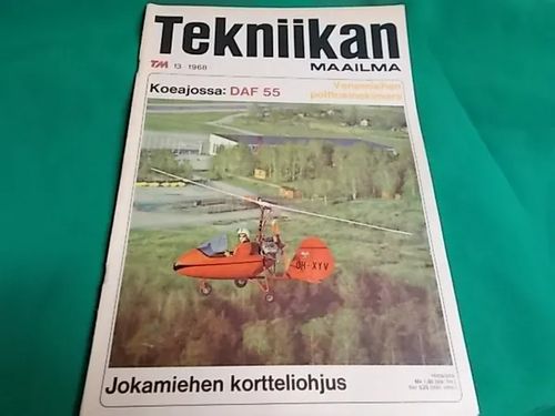 Tekniikan maailma 13/1968 | Wanha Waltteri Oy | Osta Antikvaarista - Kirjakauppa verkossa