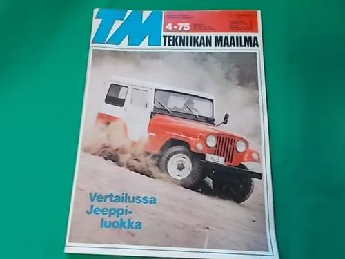 Tekniikan Maailma 4/1975 | Wanha Waltteri Oy | Osta Antikvaarista - Kirjakauppa verkossa