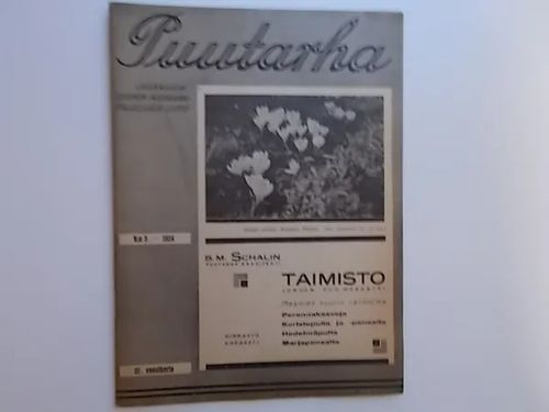 Puutarha 5/1934 | Wanha Waltteri Oy | Osta Antikvaarista - Kirjakauppa verkossa