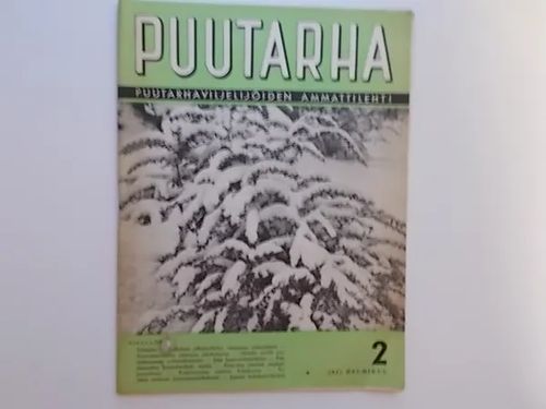 Puutarha 2/1953 | Wanha Waltteri Oy | Osta Antikvaarista - Kirjakauppa verkossa