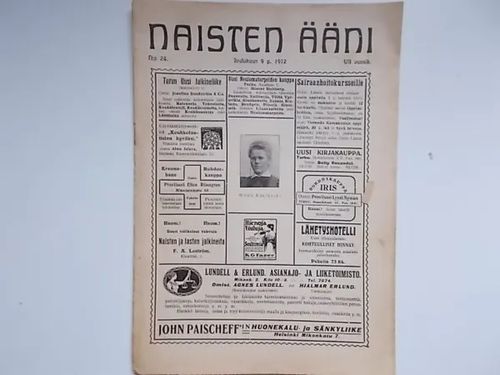 Naisten Ääni 24/1912 | Wanha Waltteri Oy | Osta Antikvaarista - Kirjakauppa verkossa