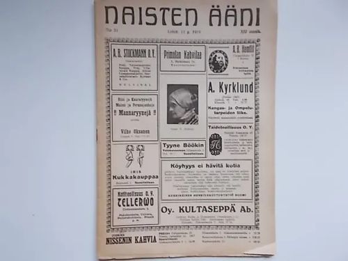 Naisten Ääni 31/1919 | Wanha Waltteri Oy | Osta Antikvaarista - Kirjakauppa verkossa