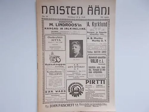 Naisten Ääni 18/1918 | Wanha Waltteri Oy | Osta Antikvaarista - Kirjakauppa verkossa