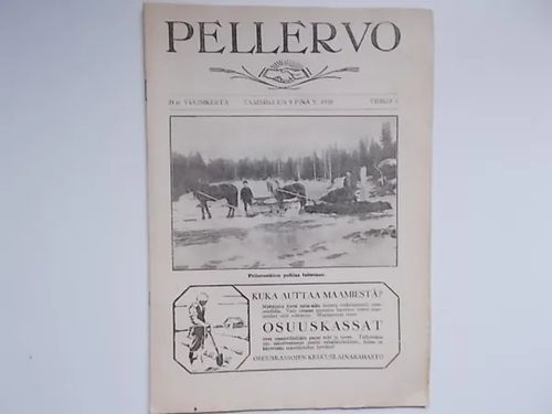 Pellervo 1/1930 | Wanha Waltteri Oy | Osta Antikvaarista - Kirjakauppa verkossa