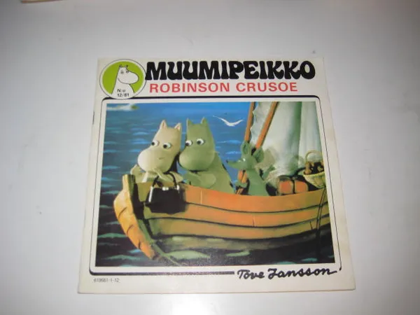 Muumipeikko sarjakuvakuvalehti 12/1981 Robinson Crusoe - Jansson | Ajan Tv & Video Center oy | Osta Antikvaarista - Kirjakauppa verkossa