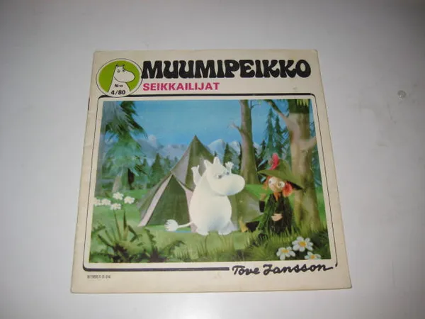 Muumipeikko sarjakuvakuvalehti 4/1980 seikkailijat - Jansson | Ajan Tv & Video Center oy | Osta Antikvaarista - Kirjakauppa verkossa