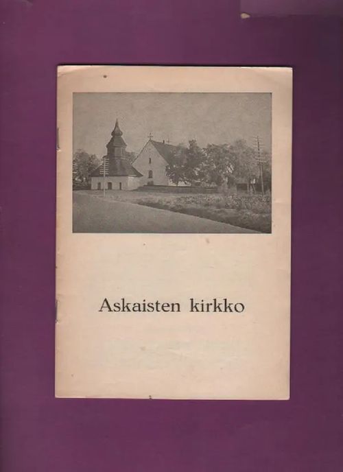 Askaisten kirkko (esite) | Nettinuotti | Osta Antikvaarista - Kirjakauppa verkossa