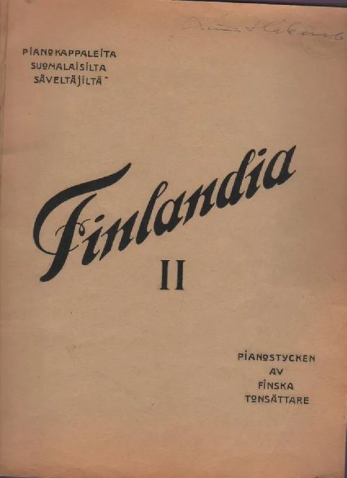 Finlandia II Suomalaisia pianosävellyksiä | Nettinuotti | Osta Antikvaarista - Kirjakauppa verkossa