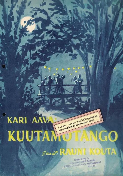 Kuutamotango - Aava Kari - Rauni Kouta | Nettinuotti | Osta Antikvaarista - Kirjakauppa verkossa