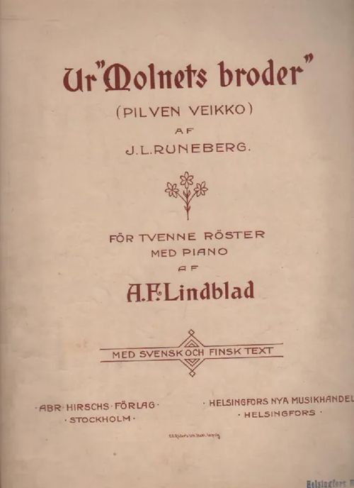 Ur Molnets broder - Pilven Veikko - Lindblad A.F. (Runeberg J.L.) | Nettinuotti | Osta Antikvaarista - Kirjakauppa verkossa