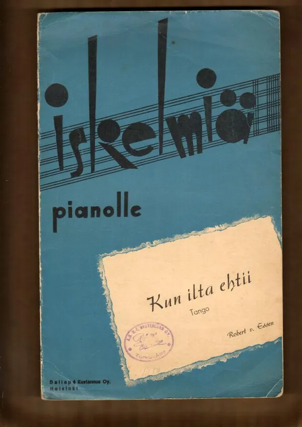 Kun ilta ehtii, tango - Essen Robert V. (Olavi Virta) | Nettinuotti | Osta Antikvaarista - Kirjakauppa verkossa