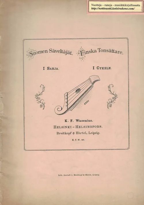 Suomen Säveltäjät - Finska Tonsättare I Sarja | Nettinuotti | Osta Antikvaarista - Kirjakauppa verkossa