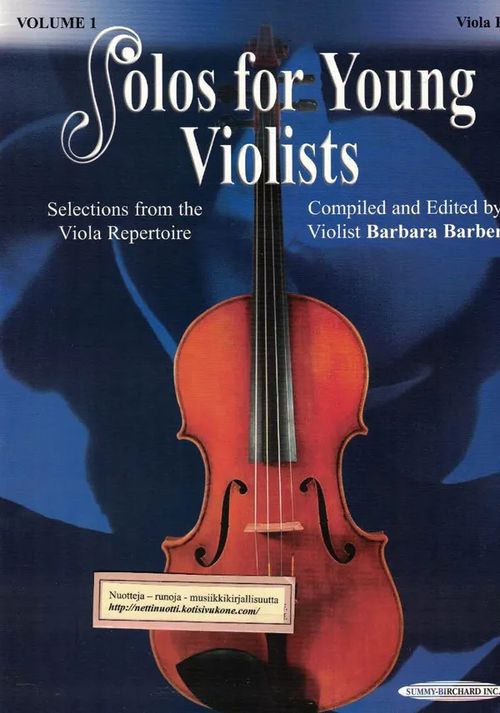 Solos for Young Violists Viola Part and Piano Acc., + Viola Part, Volume 1 Selections from the Viola Repertoire | Nettinuotti | Osta Antikvaarista - Kirjakauppa verkossa