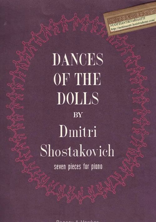 Dances of the Dolls seven pieces for piano - Shostakovich Dmitri (Schostakowitsch) | Nettinuotti | Osta Antikvaarista - Kirjakauppa verkossa