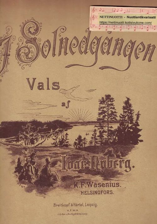 I Solnedgången, vals - Nyberg Ivar | Nettinuotti | Osta Antikvaarista - Kirjakauppa verkossa