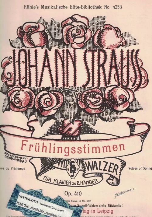 Frühlingsstimmen - Voices of Spring - Strauss Johann | Nettinuotti | Osta Antikvaarista - Kirjakauppa verkossa