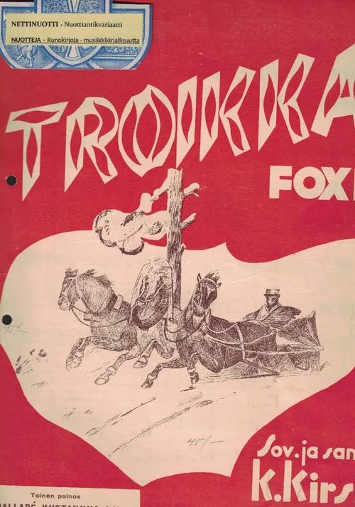 Troikka-foxi - Kirsi K., sov. | Nettinuotti | Osta Antikvaarista - Kirjakauppa verkossa