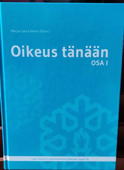 Oikeus tänään 1-2 - Niemi Marja-Leena | Booksbymuni | Osta Antikvaarista - Kirjakauppa verkossa