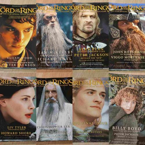 Lord of the rings fan club official movie magazine full set 1-18 | Booksbymuni | Osta Antikvaarista - Kirjakauppa verkossa