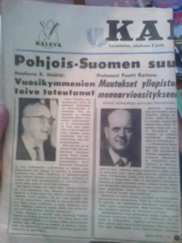 Kaleva nro 267/1959. 3.10.1959 | Oulun Antikvariaatti Ky | Osta Antikvaarista - Kirjakauppa verkossa