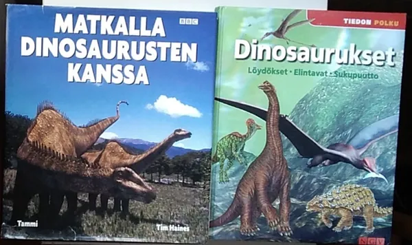 Matkalla dinosaurusten kanssa + Dinosaurukset Löydökset - Elintavat - Sukupuutto - Haines Tim | Antikvariaatti Kirjakari | Osta Antikvaarista - Kirjakauppa verkossa