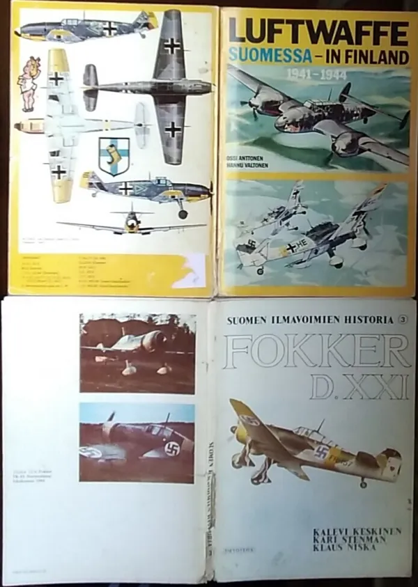 Luftwaffe Suomessa - in Finland 1941-1944 + Fokker D. XXI - Anttonen - Valtonen | Antikvariaatti Kirjakari | Osta Antikvaarista - Kirjakauppa verkossa