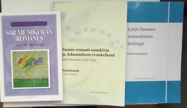 Suomi - Romani - Sanakirja + Lyhyt Suomen romanikielen kielioppi + Romanikielen kielioppiopas - Granqvist Kimmo | Antikvariaatti Kirjakari | Osta Antikvaarista - Kirjakauppa verkossa