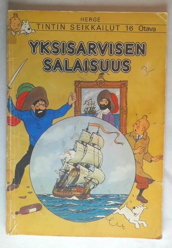 Tintin seikkailut 16 - Yksisarvisen salaisuus - Hergé | x | Osta Antikvaarista - Kirjakauppa verkossa