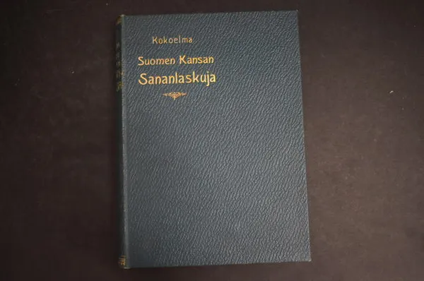 Kokoelma Suomen kansan sananlaskuja | Väinämöisen Kirja Oy | Osta Antikvaarista - Kirjakauppa verkossa