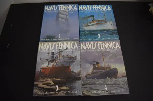 Navis Fennica - Suomen merenkulun historia 1-4 - Aarniala, Jarkko | Väinämöisen Kirja Oy | Osta Antikvaarista - Kirjakauppa verkossa