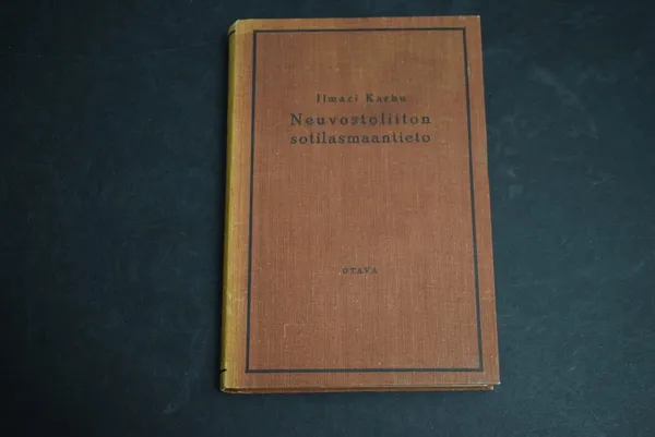 Neuvostoliiton sotilasmaantieto - Karhu Ilmari | Väinämöisen Kirja Oy | Osta Antikvaarista - Kirjakauppa verkossa