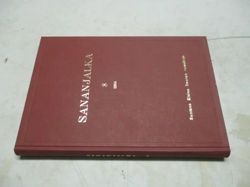 Sananjalka 8 - Suomen Kielen Seuran vuosikirja - Ikola Osmo - Suojanen M.K - Haahtela Sampo - Honko Lauri - Kohtamäki Ilmari - Liimola Matti - Talve Ilmar | Pispalan kirjastoyhdistys ry | Osta Antikvaarista - Kirjakauppa verkossa