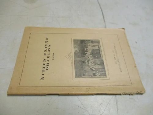 Äitien päivän ohjelma 1929 | Pispalan kirjastoyhdistys ry | Osta Antikvaarista - Kirjakauppa verkossa