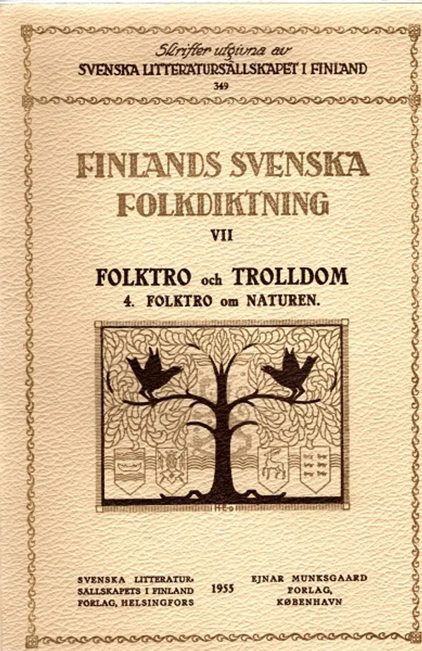 Finlands svenska folkdiktning VII - Folktro och trolldom - Wessman V. E. V. | Turun Antikvariaatti | Osta Antikvaarista - Kirjakauppa verkossa