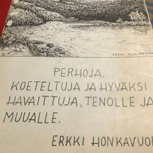 Perhoja. Koeteltuja ja hyväksi havaittuja, Tenolle ja muualle - Honkavuori Erkki | Aseman divari | Osta Antikvaarista - Kirjakauppa verkossa