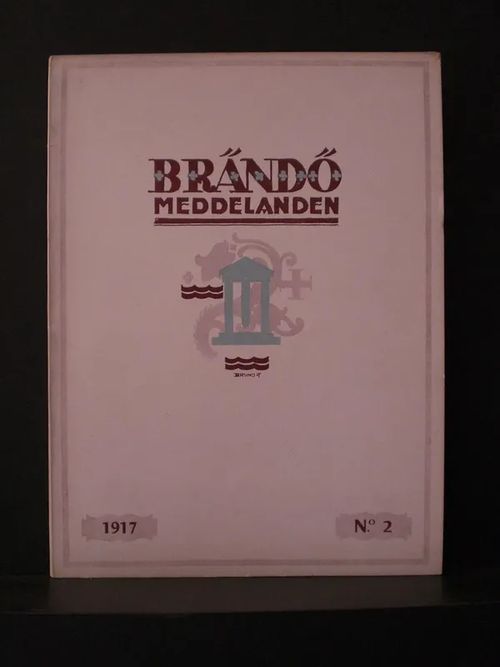 Brändö Meddelanden N:o 2 | C. Hagelstam Antikvariaatti | Osta Antikvaarista - Kirjakauppa verkossa