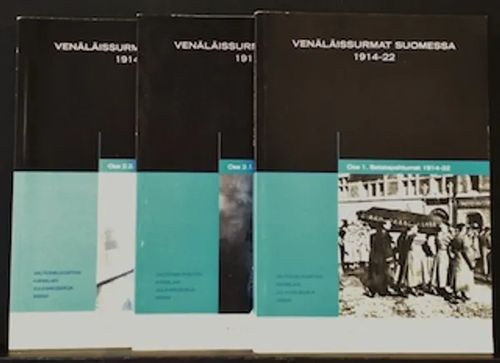 Venäläissurmat Suomessa vuosina 1914-22. Osa 1, Sotatapahtumat 1914-22. Osa 2.1. Sotatapahtumat 1918-22. Osa 2.2. Sotatapahtumat 1918-22 - Westerlund Lars | C. Hagelstam Antikvariaatti | Osta Antikvaarista - Kirjakauppa verkossa