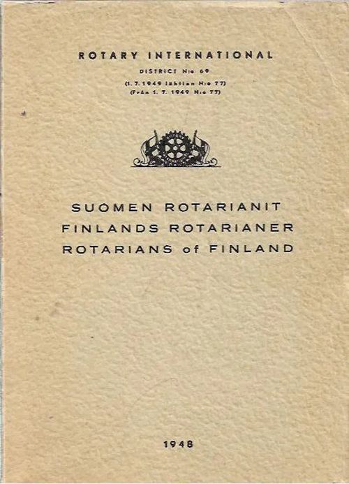 Suomen rotarianit - Rotary International | Kirjavehka | Osta Antikvaarista - Kirjakauppa verkossa