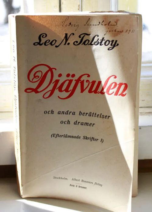 Djäfvulen och andra berättelser och dramer (Efterlämnade skrifter I) - Tolstoy Leo N. | Kristinas bokgrotta | Osta Antikvaarista - Kirjakauppa verkossa