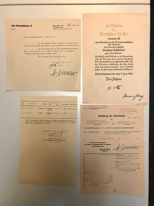 Natsi saksan dokumentteja - Himmler , Göring | Kirjakauppa Papirus | Osta Antikvaarista - Kirjakauppa verkossa