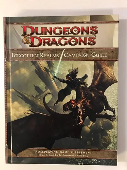 Dungeons & Dragons - Campaign Guide Forgotten Reamls | Kirjakauppa Papirus | Osta Antikvaarista - Kirjakauppa verkossa