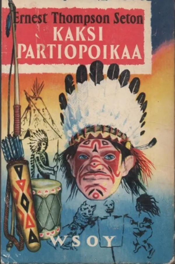 Kaksi poikaa - Ernest Thopson Seton | Antikvaarinen kirjakauppa T. Joutsen | Osta Antikvaarista - Kirjakauppa verkossa