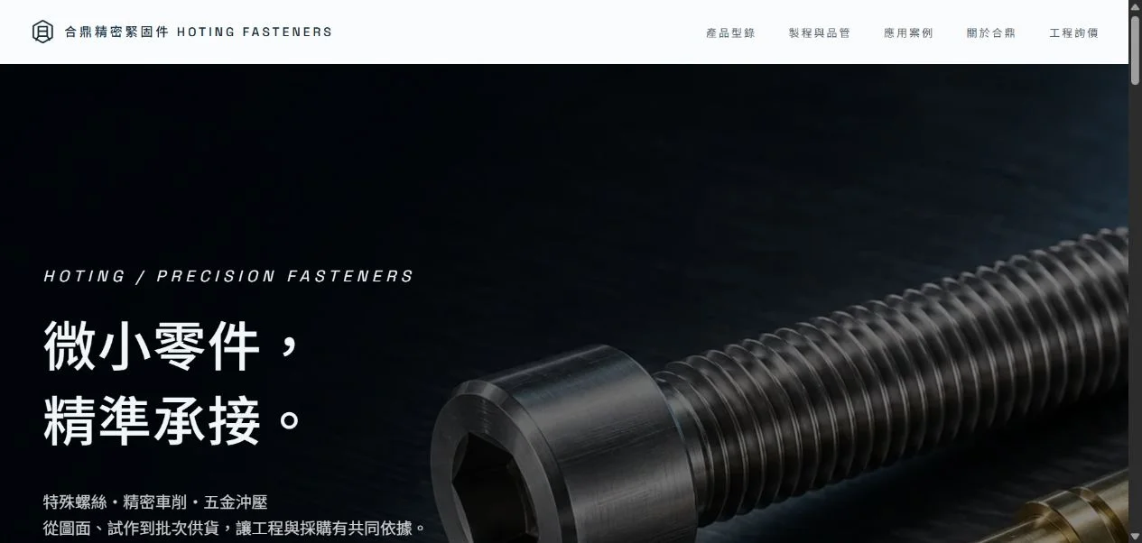 合鼎緊固件 模板預覽