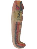 ANCIENT EGYPTIAN PAINTED TERRACOTTA USHABTI FIGURINE