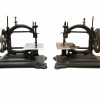 TWO VINTAGE ORIGINAL EXPRESS SEWING MACHINES PIC-0